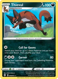 Thievul, Shining Fates No. 48 Holo