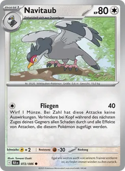 Navitaub, Schwarze Blitze No. 072 Normal