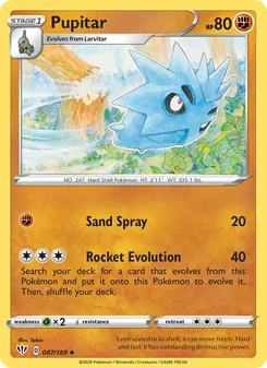 Pupitar, Darkness Ablaze Nº 87 Normal