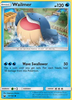 Wailmer, Celestial Storm No. 39 Normal