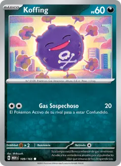 Koffing, 151 Nº 109 Normal