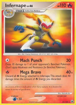 Infernape, Majestic Dawn No. 22 Normal