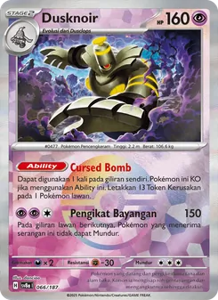 Dusknoir, Festival Terastal ex No. 066 Normal