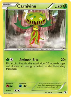 Carnivine, Legendary Treasures No. 5 Normal