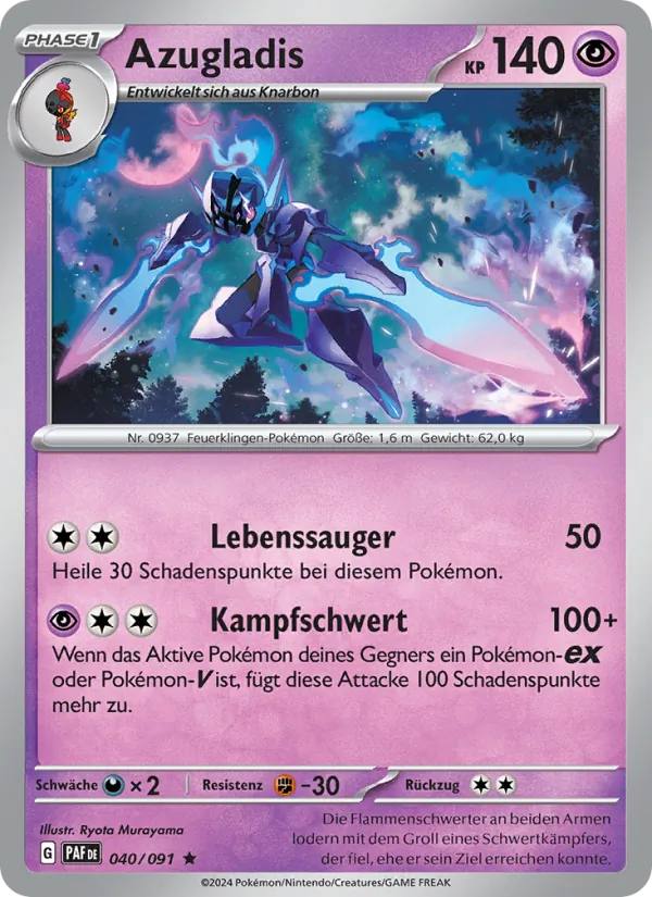 Azugladis, Paldeas Schicksale No. 040
