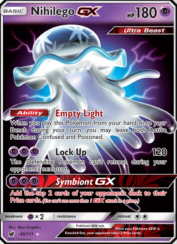 Nihilego GX, Crimson Invasion No. 49