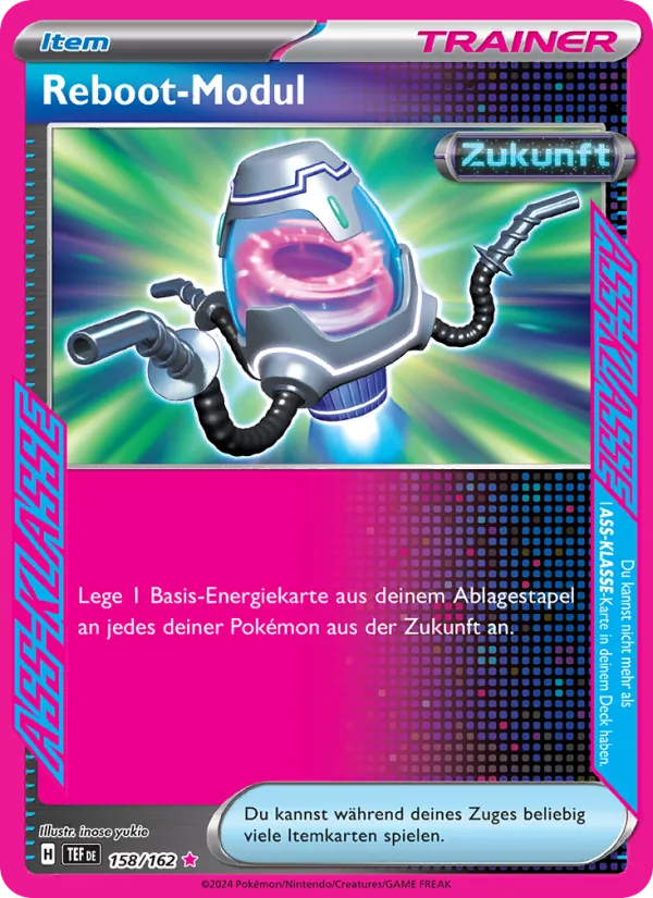 Reboot-Modul, Gewalten der Zeit Nº 158