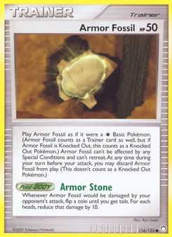 Armor Fossil, Mysterious Treasures No. 116 Normal