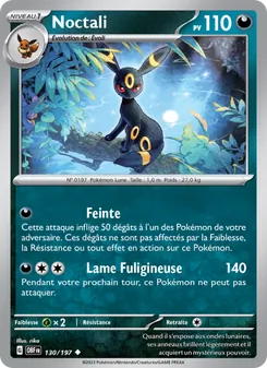 Noctali, Flammes Obsidiennes Nº 130 Normal