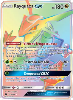 Rayquaza GX, Tormenta Celestial Nº 177 Normal