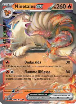 Ninetales-ex, 151 No. 038 Holo