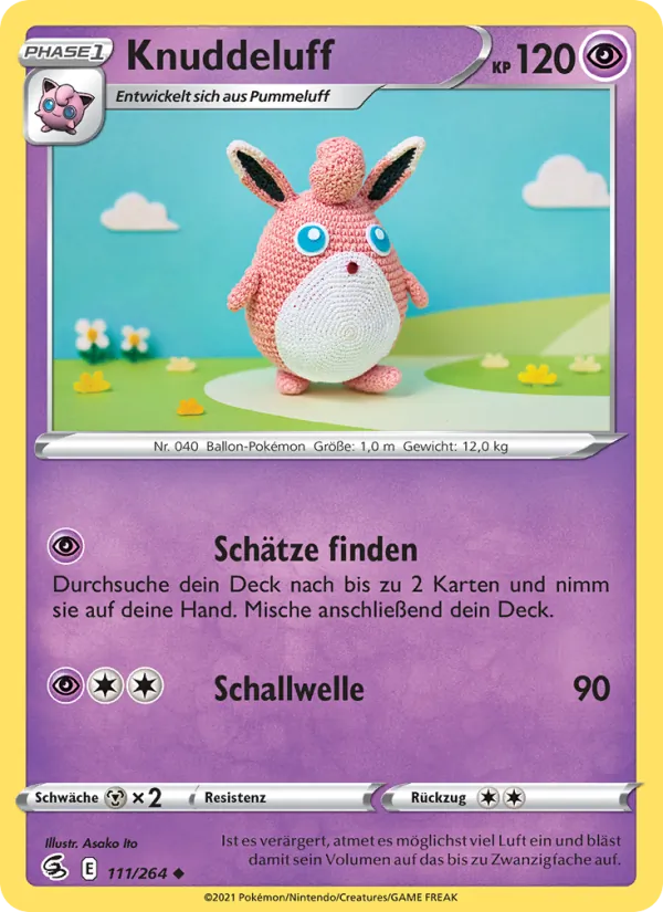 Knuddeluff, Fusions Angriff Nº 111