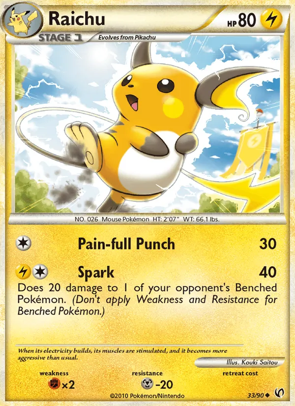 Raichu, Undaunted No. 33