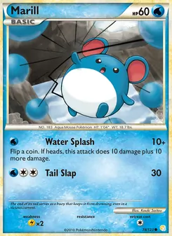 Marill, HeartGold SoulSilver Nº 74 Normal