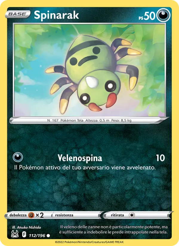 Spinarak, Origine Perduta No. 112