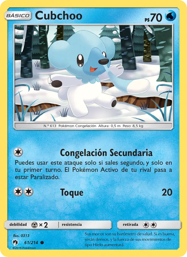 Cubchoo, Truenos Perdidos Nº 61