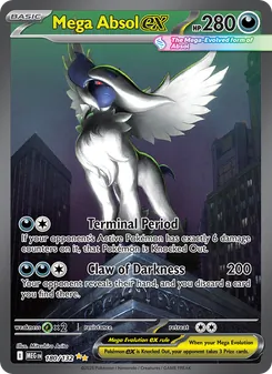 Mega Absol ex, Mega Evolution No. 180 Holo