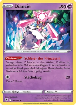 Diancie, Astralglanz No. 068 Holo