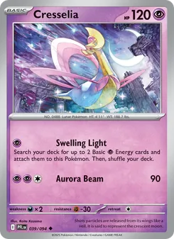 Cresselia, Phantasmal Flames No. 039 Normal