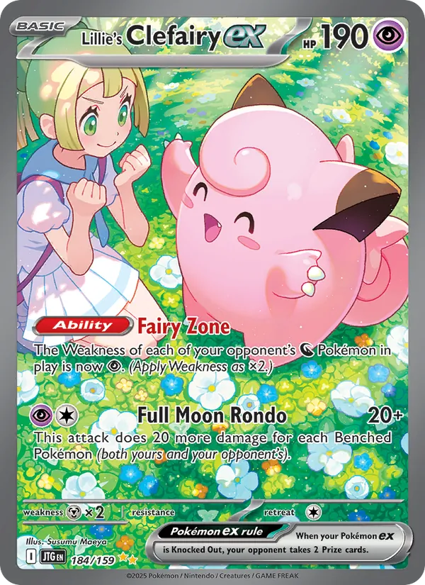 Lillie's Clefairy ex, Journey Together Nº 184