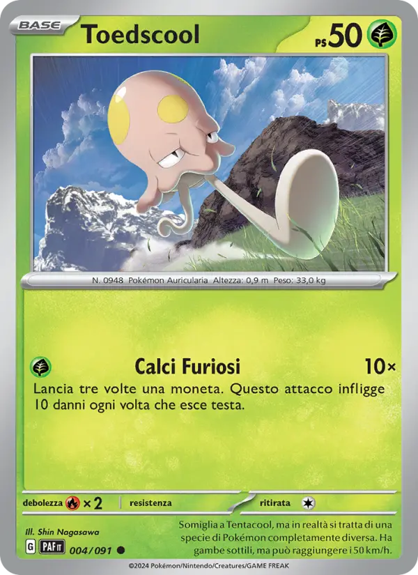 Toedscool, Destino di Paldea Nº 004