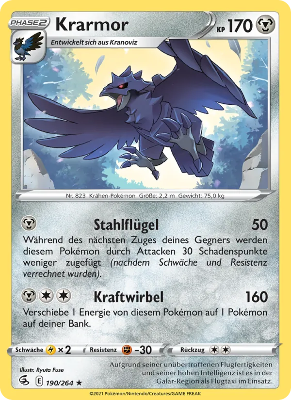 Krarmor, Fusions Angriff No. 190