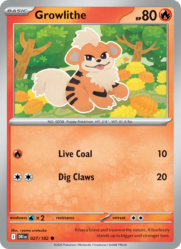 Growlithe, Destined Rivals Nº 027