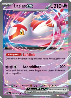 Latias-ex, Stürmische Funken Nº 076 Holo