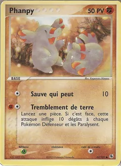 Phanpy, EX Rubis & Saphir No. 62 Normal