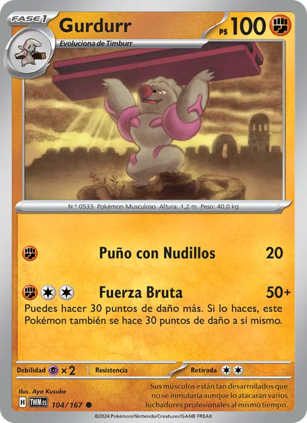 Gurdurr, Mascarada Crepuscular Nº 104