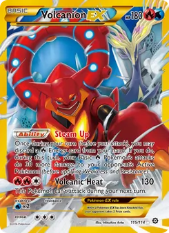 Volcanion EX, Steam Siege No. 115 Normal
