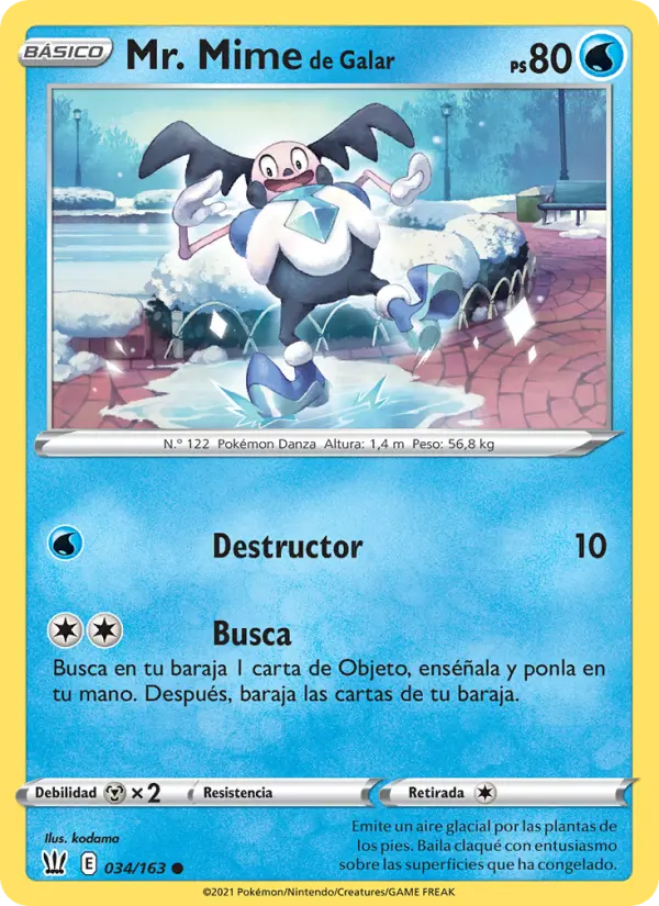 Mr. Mime de Galar, Estilos de Combate No. 34