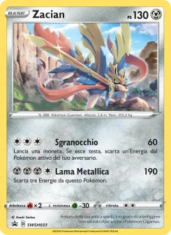 Zacian, SPSC Promo No. SWSH033 Holo