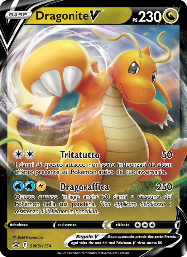 Dragonite V, SPSC Promo No. SWSH154