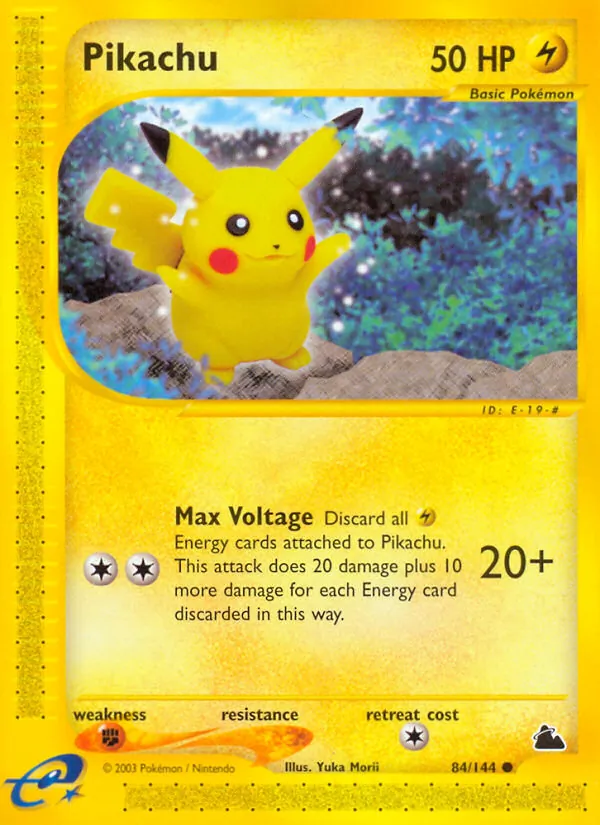 Pikachu, Skyridge Nº 84
