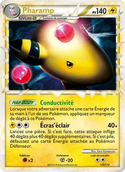 Pharamp, HeartGold SoulSilver Nº 105 Holo