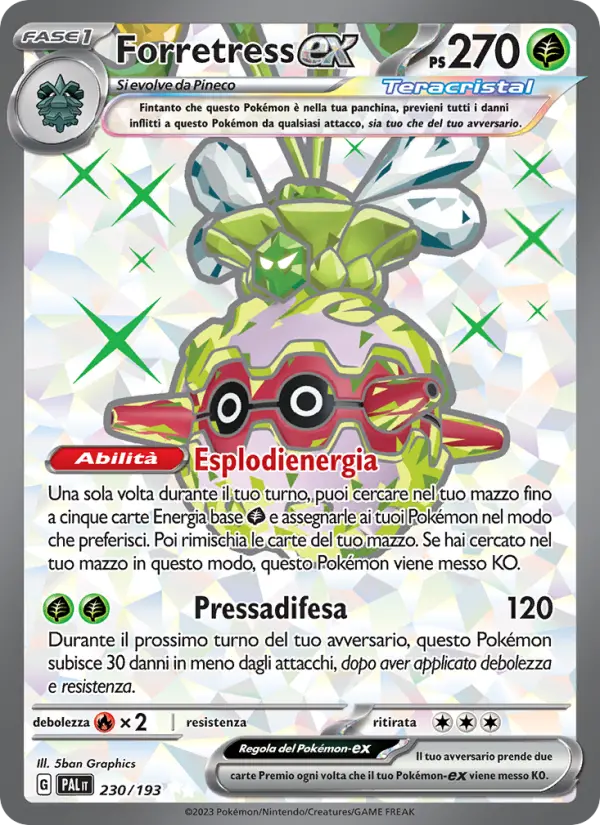 Forretress-ex, Evoluzioni a Paldea No. 230