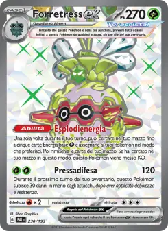 Forretress-ex, Evoluzioni a Paldea Nº 230 Holo