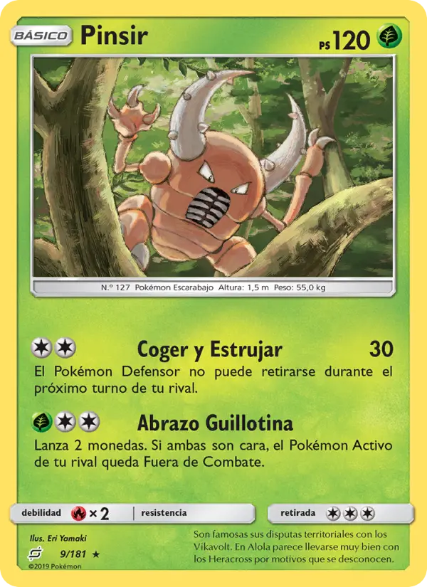 Pinsir, Union de Aliados No. 9