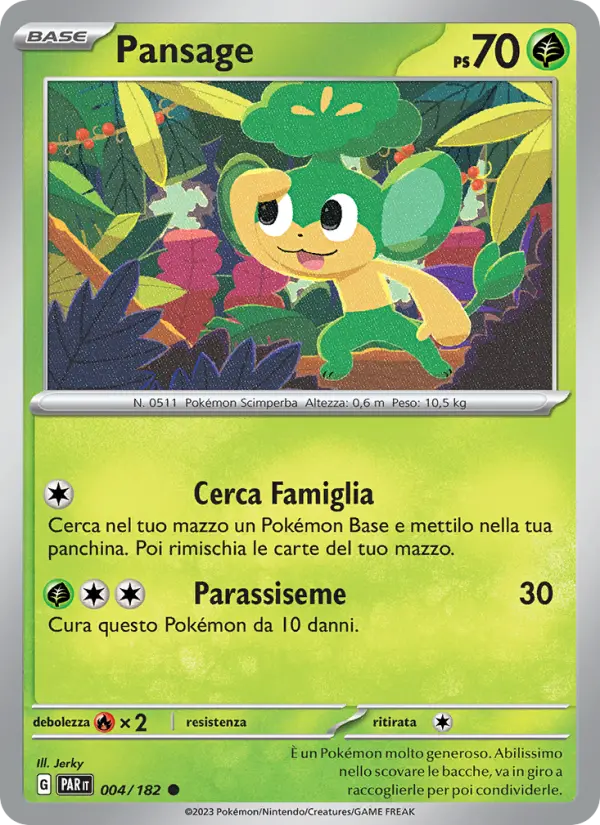 Pansage, Paradosso Temporale Nº 004