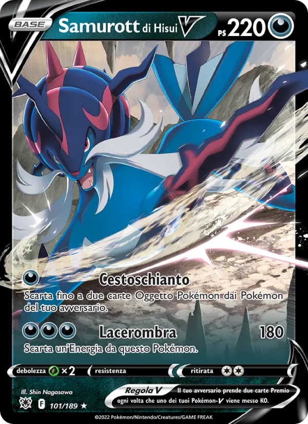 Samurott di Hisui V, Lucentezza Siderale No. 101