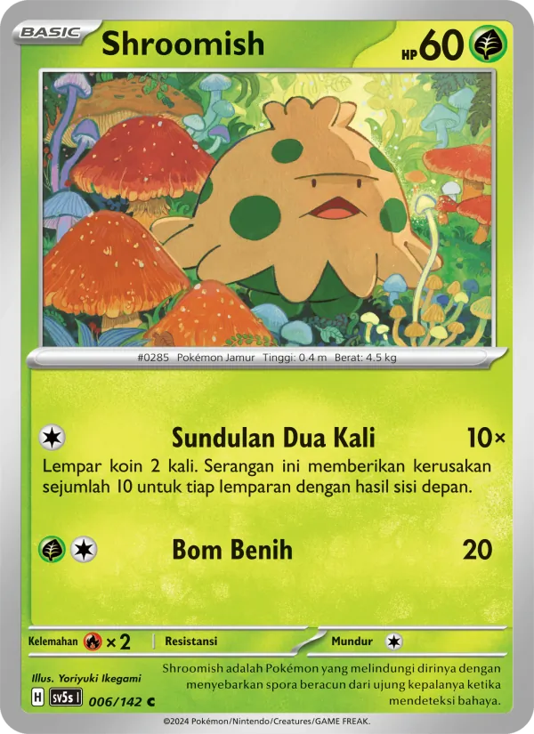 Shroomish, Paradoks Andalan No. 006
