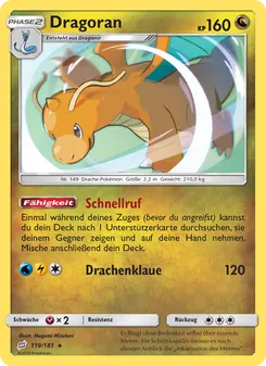 Dragoran, Teams Sind Trumpf No. 119 Normal