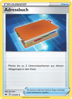 Adressbuch, Schwert & Schild Nº 172 Normal