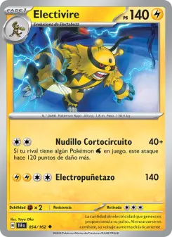 Electivire, Fuerzas Temporales Nº 054 Normal