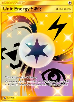 Unit Energy LightningPsychicMetal, Ultra Prism No. 171 Normal
