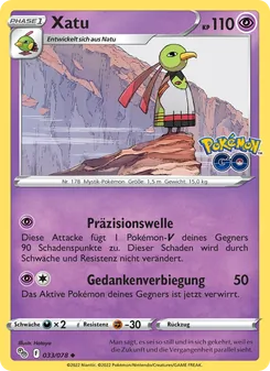 Xatu, Pokémon GO No. 033 Normal