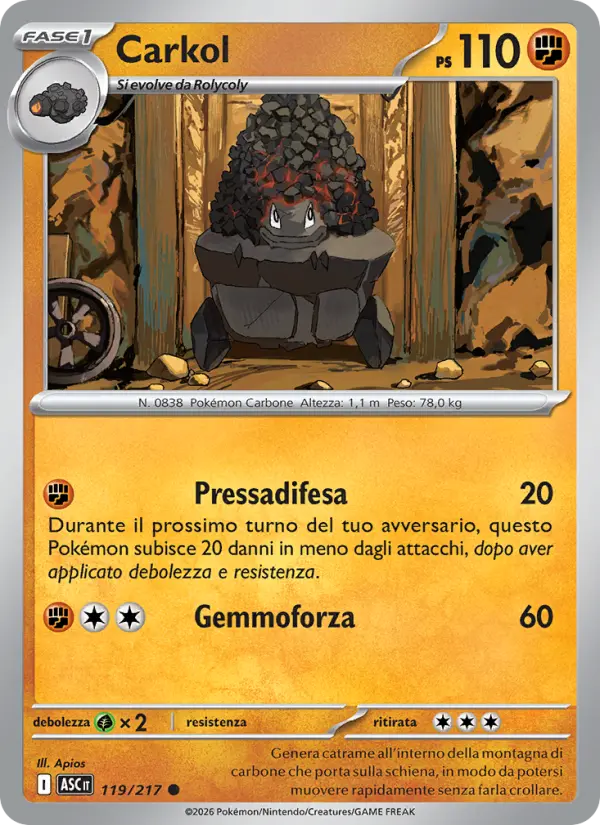 Carkol, Ascesa Eroica No. 119