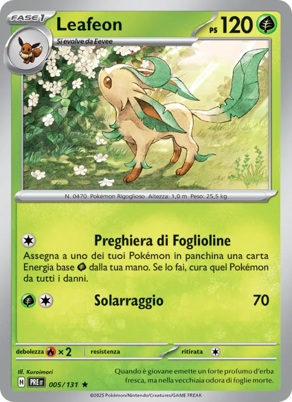 Leafeon, Evoluzioni Prismatiche No. 005