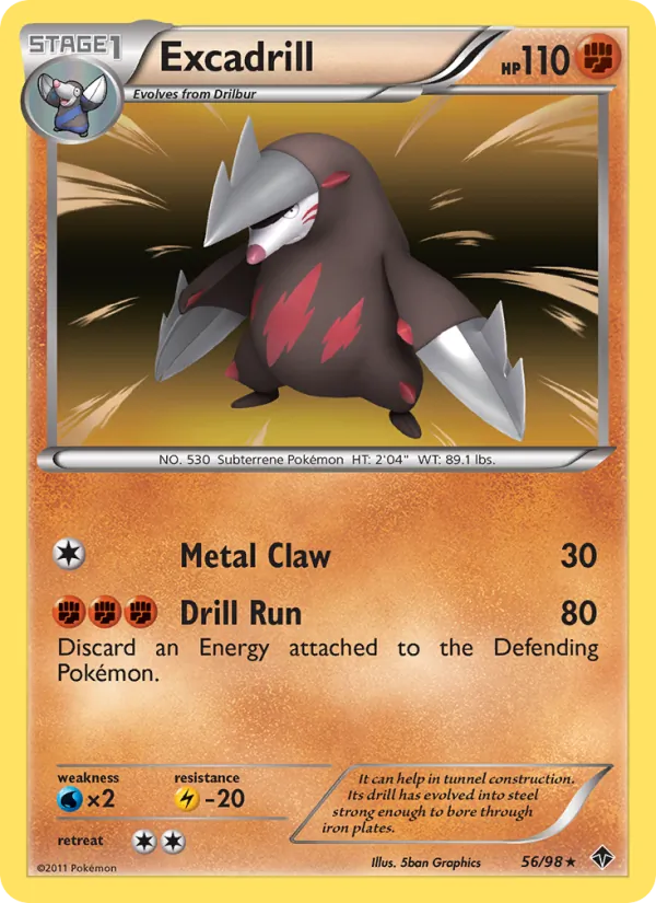 Excadrill, Emerging Powers Nº 56